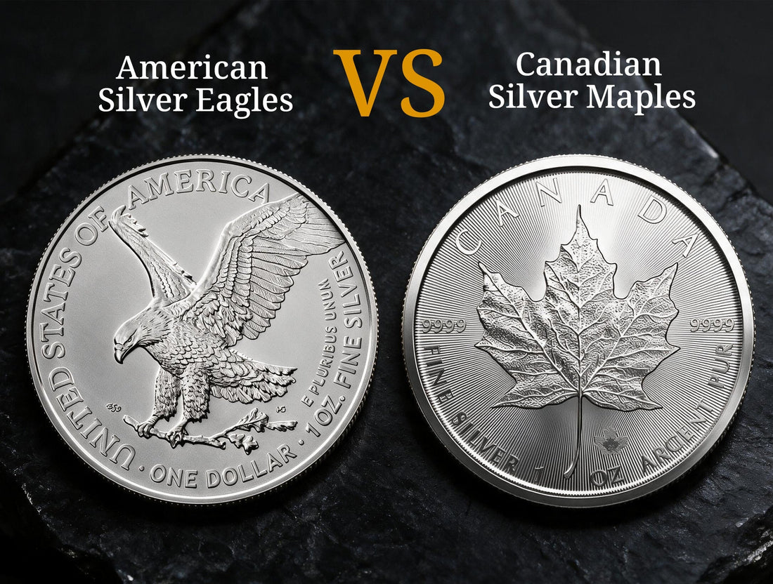 American Silver Eagles vs. Canadian Silver Maples: Which Should You Buy?